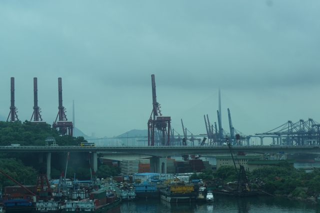 香港の貿易港